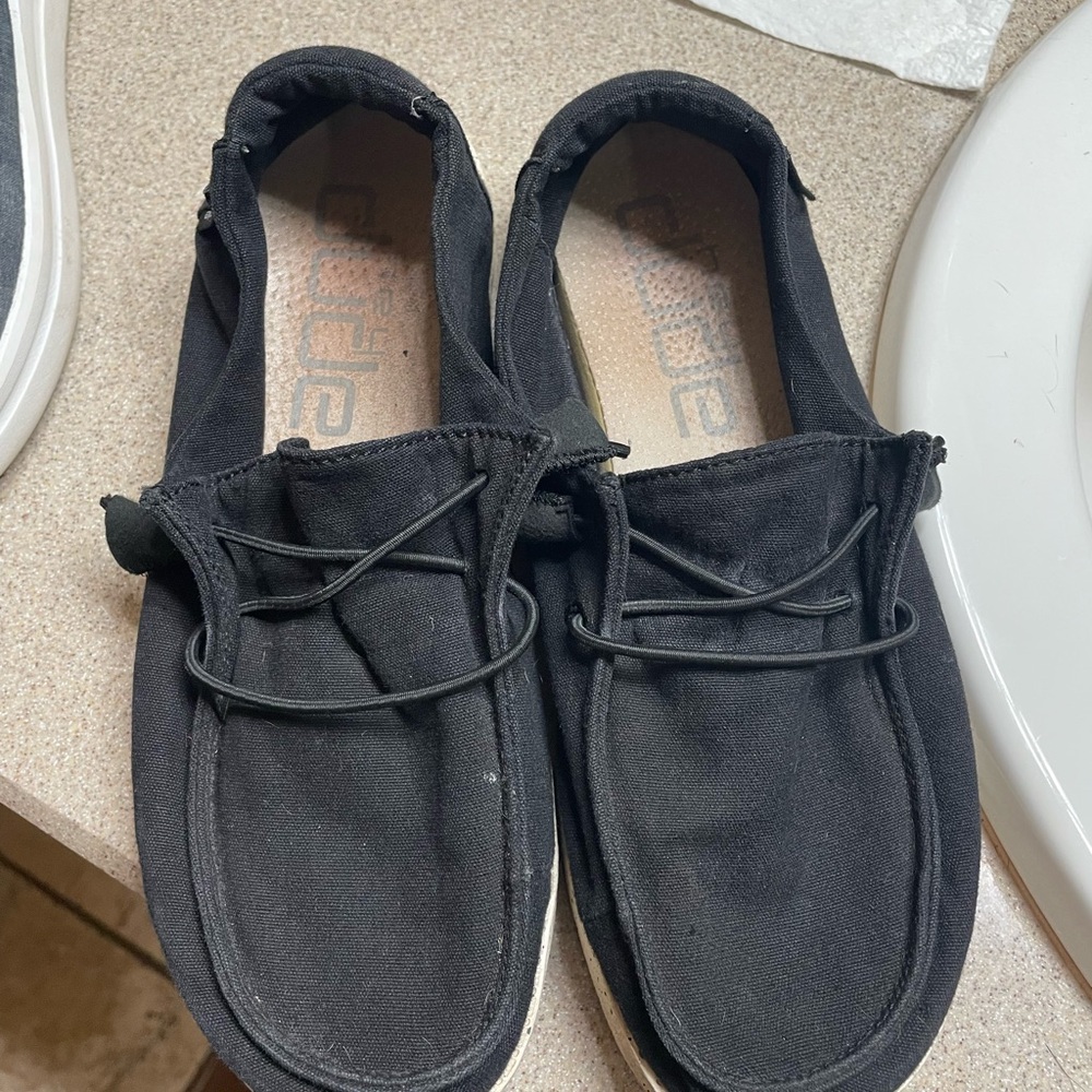 Casual Black Canvas Women’s Shoes